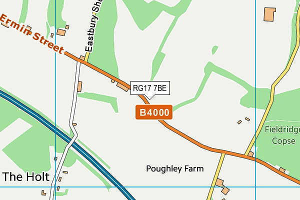 RG17 7BE map - OS VectorMap District (Ordnance Survey)