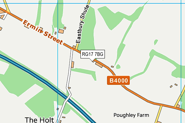 RG17 7BG map - OS VectorMap District (Ordnance Survey)