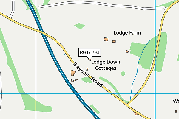 RG17 7BJ map - OS VectorMap District (Ordnance Survey)