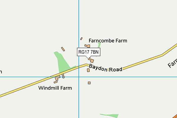 RG17 7BN map - OS VectorMap District (Ordnance Survey)