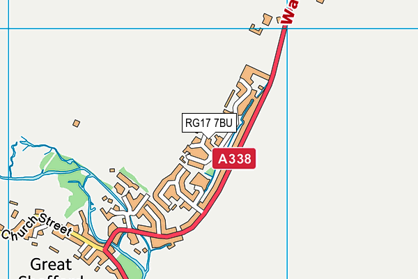 RG17 7BU map - OS VectorMap District (Ordnance Survey)