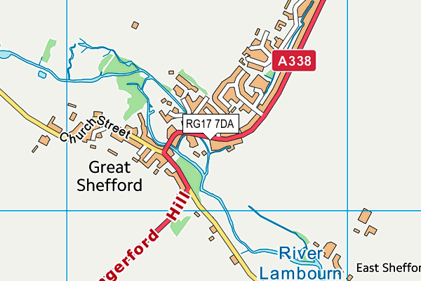 RG17 7DA map - OS VectorMap District (Ordnance Survey)