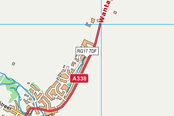 RG17 7DF map - OS VectorMap District (Ordnance Survey)