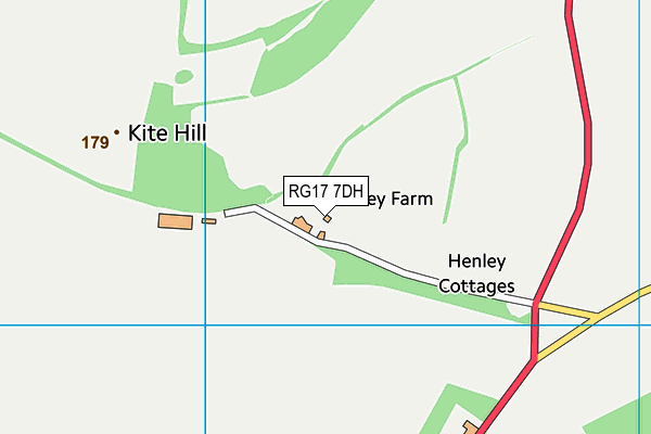 RG17 7DH map - OS VectorMap District (Ordnance Survey)