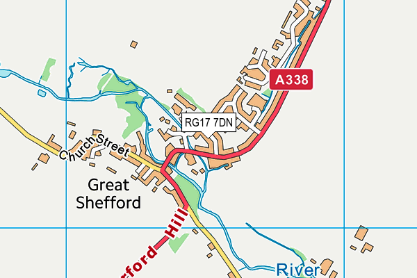 RG17 7DN map - OS VectorMap District (Ordnance Survey)