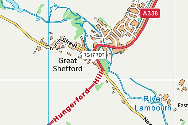 RG17 7DT map - OS VectorMap District (Ordnance Survey)