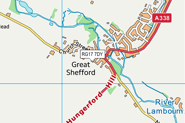 RG17 7DY map - OS VectorMap District (Ordnance Survey)