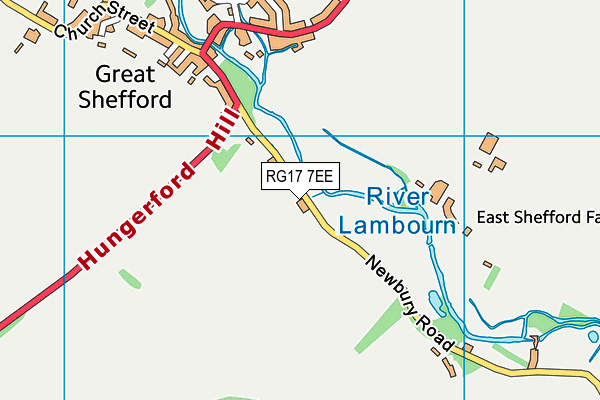 RG17 7EE map - OS VectorMap District (Ordnance Survey)