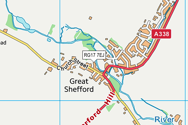 RG17 7EJ map - OS VectorMap District (Ordnance Survey)