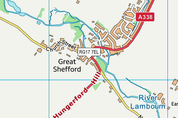 RG17 7EL map - OS VectorMap District (Ordnance Survey)