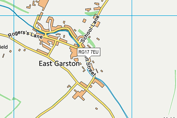 RG17 7EU map - OS VectorMap District (Ordnance Survey)