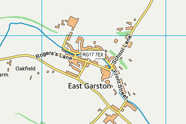 East Garston Millennium Field map (RG17 7EX) - OS VectorMap District (Ordnance Survey)