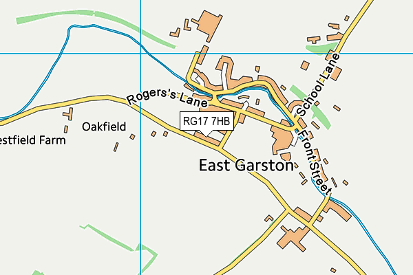 RG17 7HB map - OS VectorMap District (Ordnance Survey)