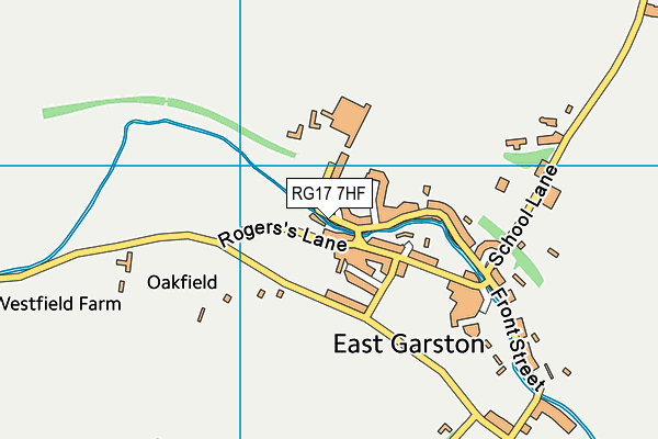 RG17 7HF map - OS VectorMap District (Ordnance Survey)