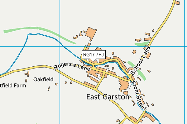 RG17 7HJ map - OS VectorMap District (Ordnance Survey)