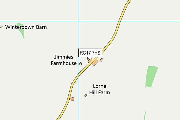 RG17 7HS map - OS VectorMap District (Ordnance Survey)