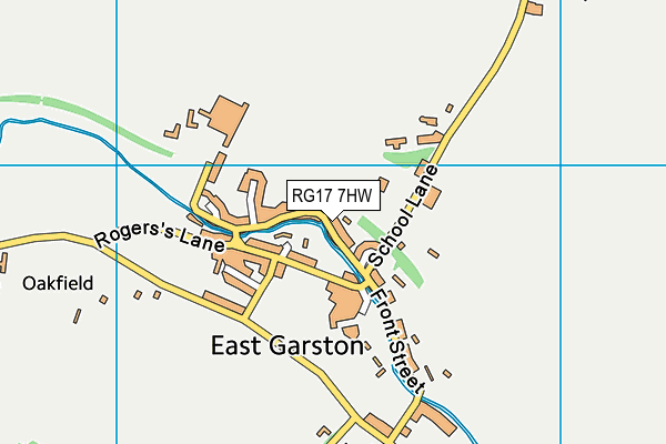 RG17 7HW map - OS VectorMap District (Ordnance Survey)