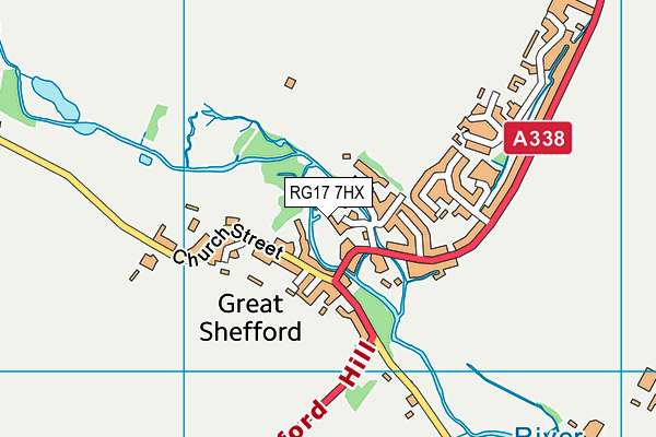 RG17 7HX map - OS VectorMap District (Ordnance Survey)