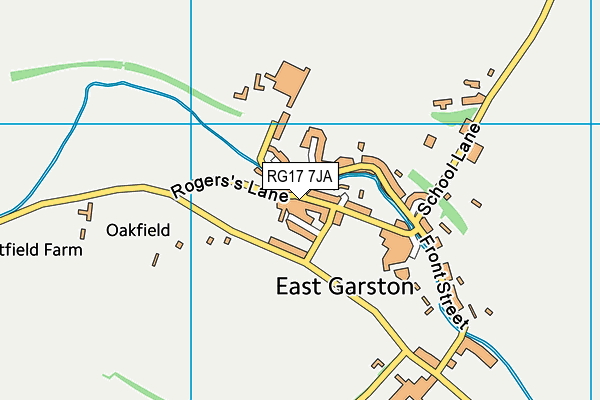 RG17 7JA map - OS VectorMap District (Ordnance Survey)