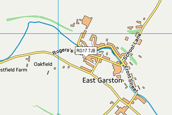 RG17 7JB map - OS VectorMap District (Ordnance Survey)