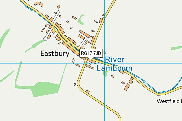 RG17 7JD map - OS VectorMap District (Ordnance Survey)