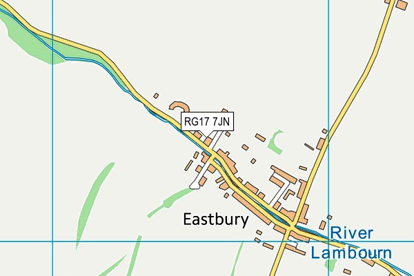 RG17 7JN map - OS VectorMap District (Ordnance Survey)