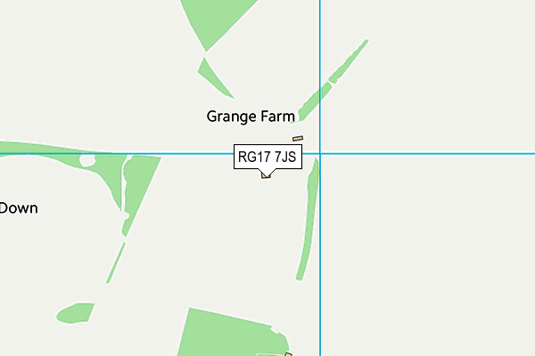 RG17 7JS map - OS VectorMap District (Ordnance Survey)