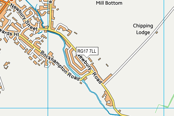 RG17 7LL map - OS VectorMap District (Ordnance Survey)