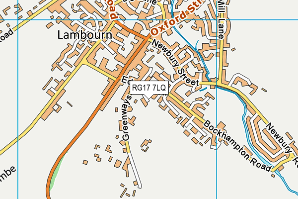 RG17 7LQ map - OS VectorMap District (Ordnance Survey)