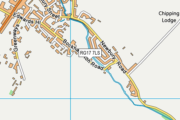 RG17 7LS map - OS VectorMap District (Ordnance Survey)