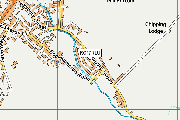 RG17 7LU map - OS VectorMap District (Ordnance Survey)