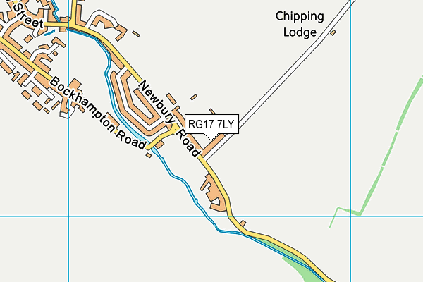 RG17 7LY map - OS VectorMap District (Ordnance Survey)