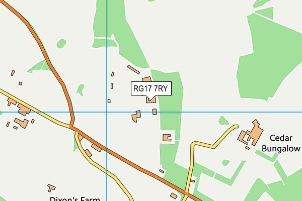 RG17 7RY map - OS VectorMap District (Ordnance Survey)