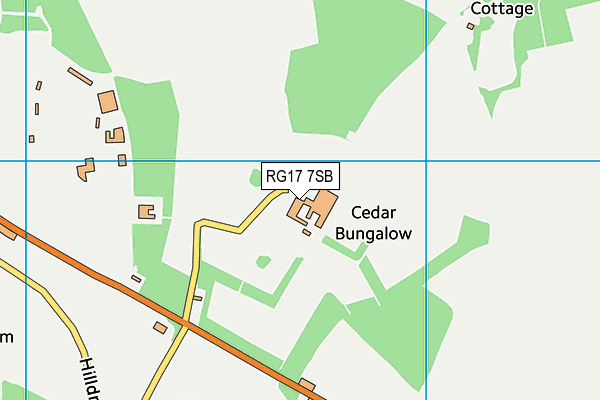 RG17 7SB map - OS VectorMap District (Ordnance Survey)