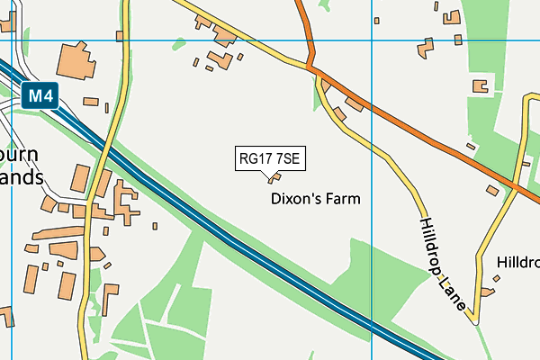 RG17 7SE map - OS VectorMap District (Ordnance Survey)