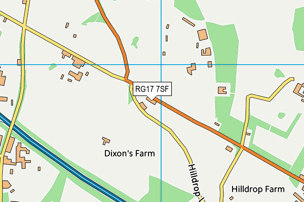 RG17 7SF map - OS VectorMap District (Ordnance Survey)