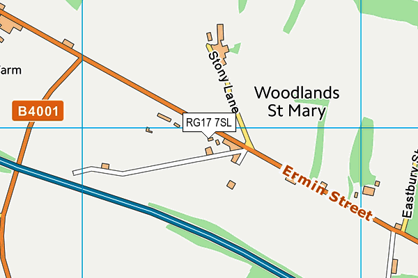 RG17 7SL map - OS VectorMap District (Ordnance Survey)