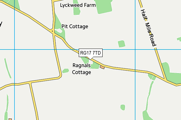 RG17 7TD map - OS VectorMap District (Ordnance Survey)