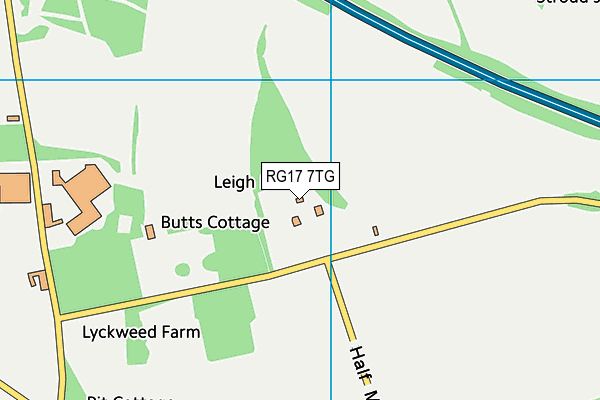 RG17 7TG map - OS VectorMap District (Ordnance Survey)