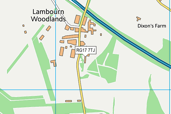 Membury House Cricket Pitch map (RG17 7TJ) - OS VectorMap District (Ordnance Survey)