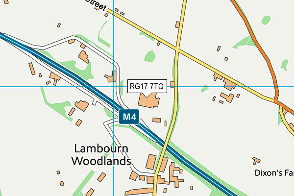 RG17 7TQ map - OS VectorMap District (Ordnance Survey)