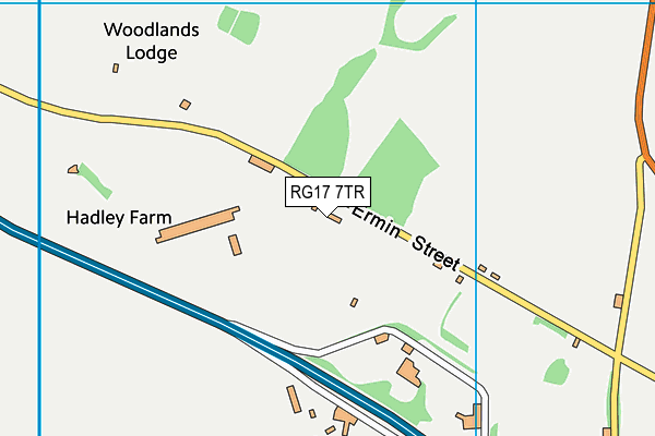 RG17 7TR map - OS VectorMap District (Ordnance Survey)