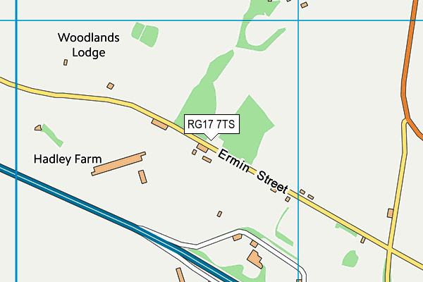 RG17 7TS map - OS VectorMap District (Ordnance Survey)