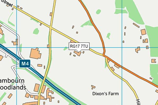 RG17 7TU map - OS VectorMap District (Ordnance Survey)