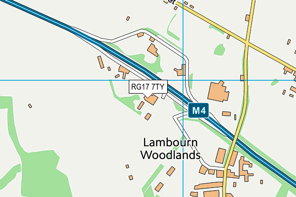 RG17 7TY map - OS VectorMap District (Ordnance Survey)