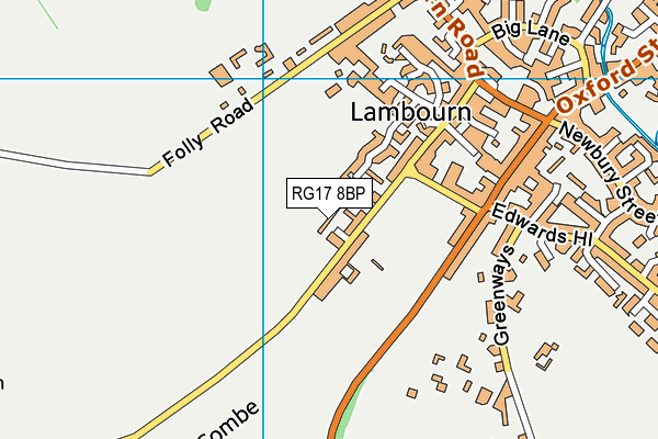 RG17 8BP map - OS VectorMap District (Ordnance Survey)