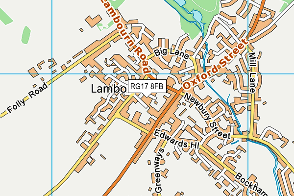 RG17 8FB map - OS VectorMap District (Ordnance Survey)