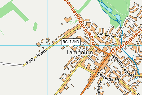 RG17 8ND map - OS VectorMap District (Ordnance Survey)