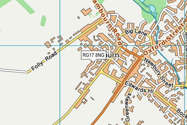 RG17 8NG map - OS VectorMap District (Ordnance Survey)