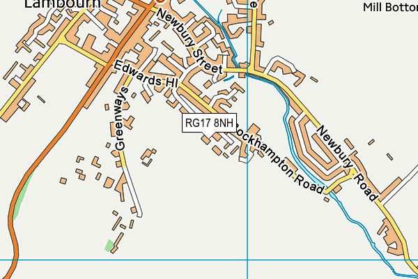 RG17 8NH map - OS VectorMap District (Ordnance Survey)